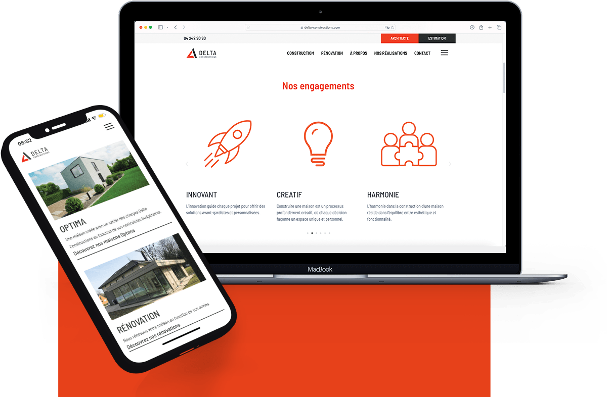 Projet Delta Construction par Brillant