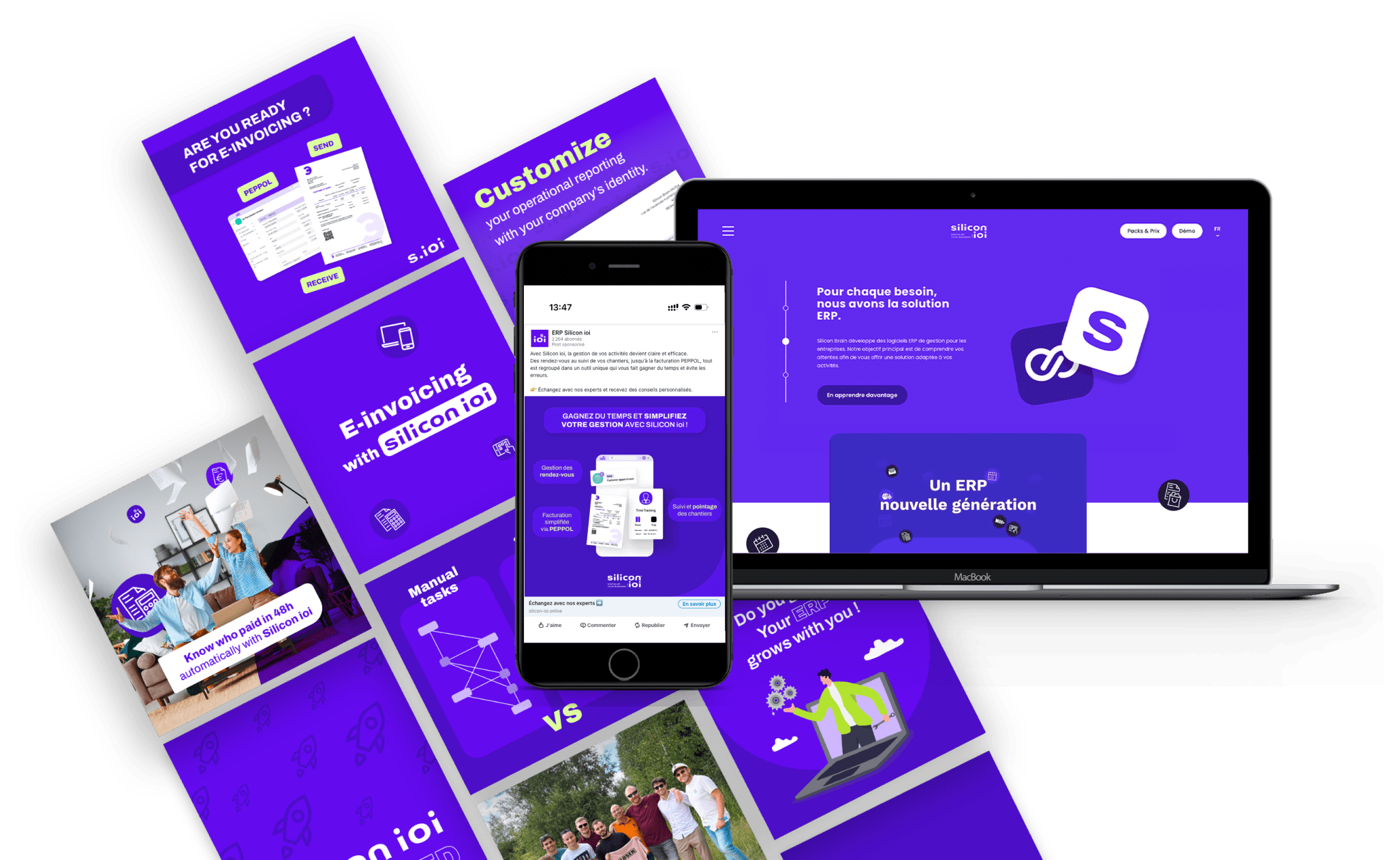 Montage de projet Silicon ioi par Brillant